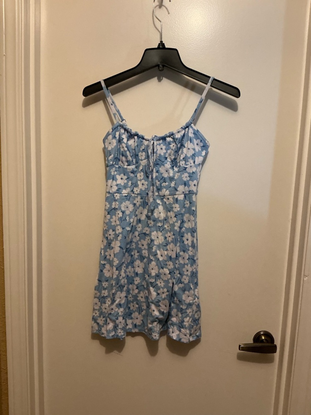Hollister Light Blue Floral Chemise